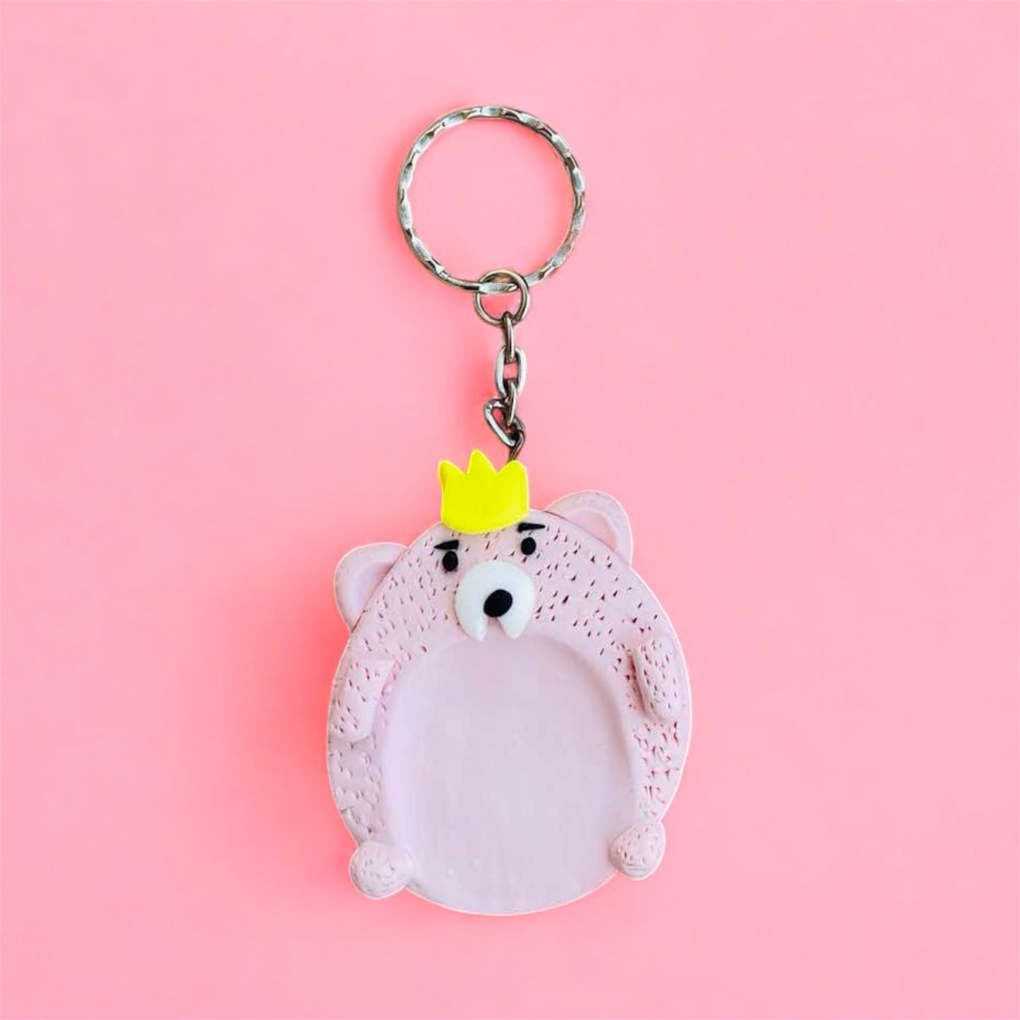 Worry Stone Magic Pink Bear