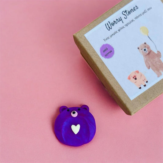 Worry Stone Luna Heart