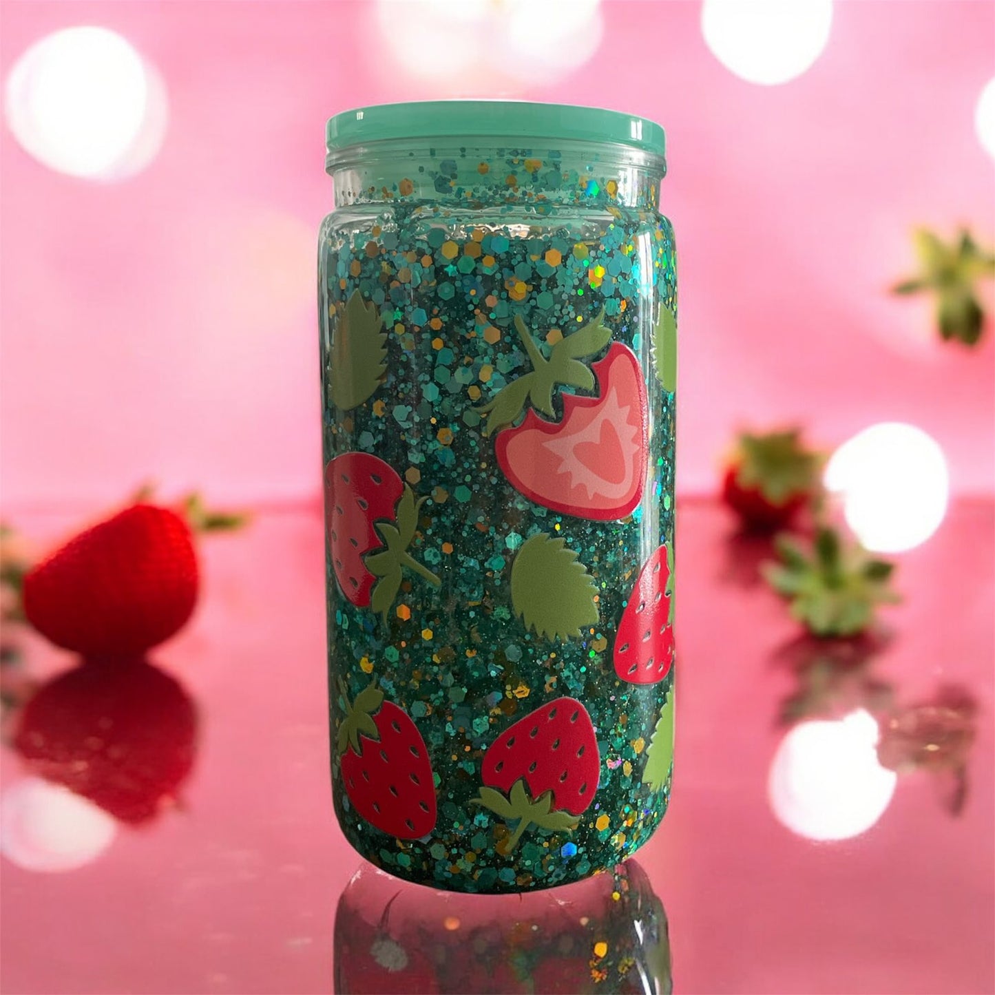 Ποτήρι GlitterDream Snow Globe Tumbler ✨