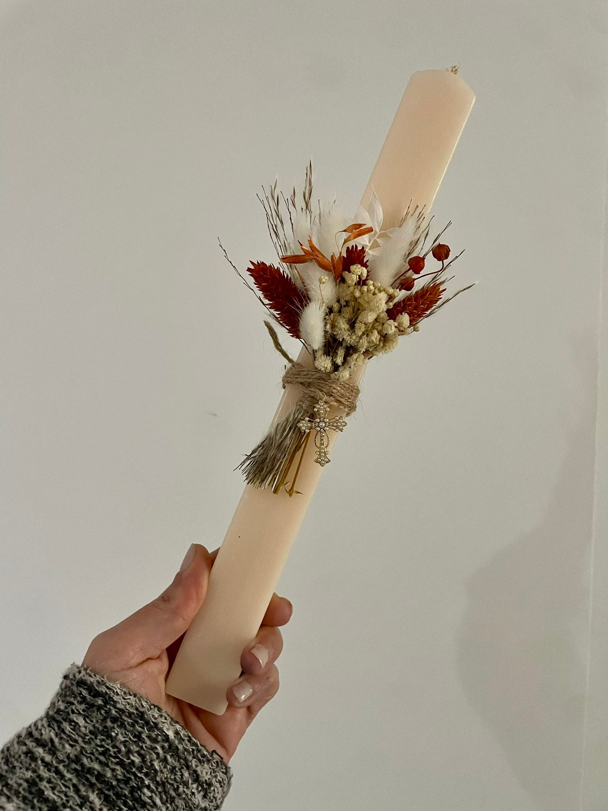 Λαμπάδα με διακόσμηση