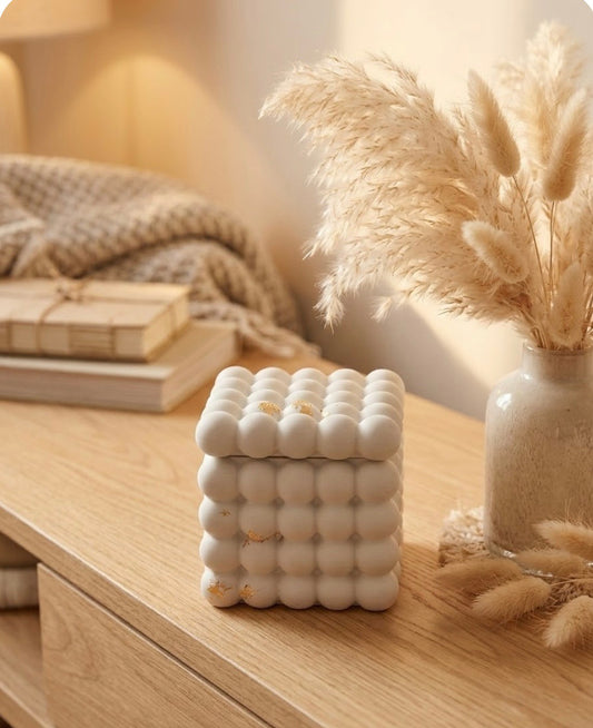 Bubble Cube Candle