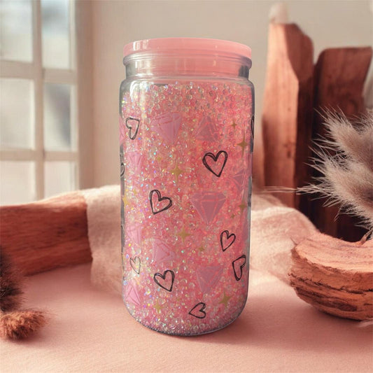 Ποτήρι  CrystalShine Snow Globe Tumbler 💎