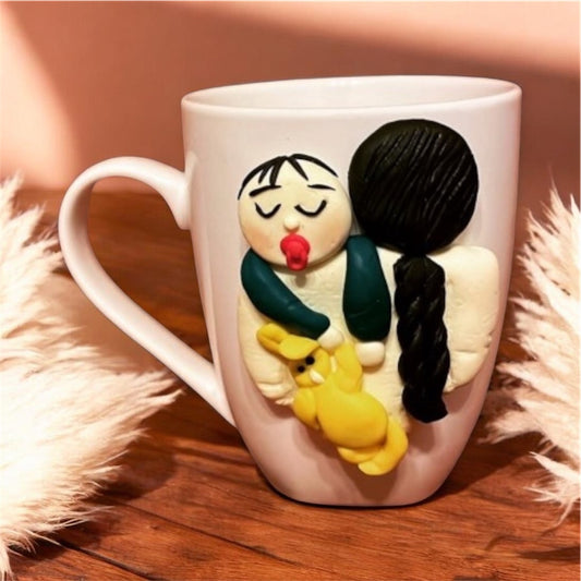 Κούπα Χειροποίητη Η αγκαλιά της μαμάς