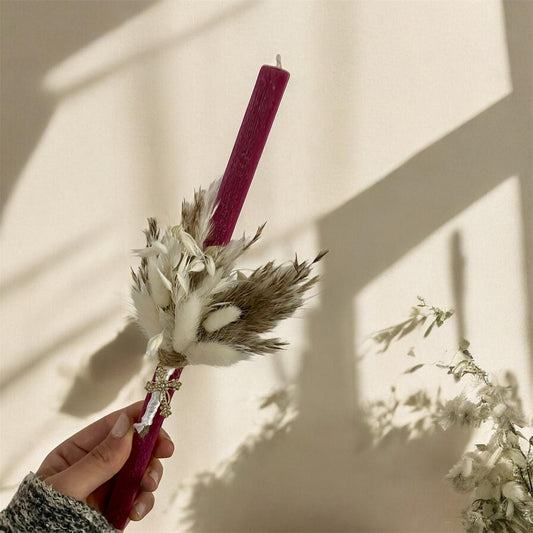 Λαμπάδα με διακόσμηση