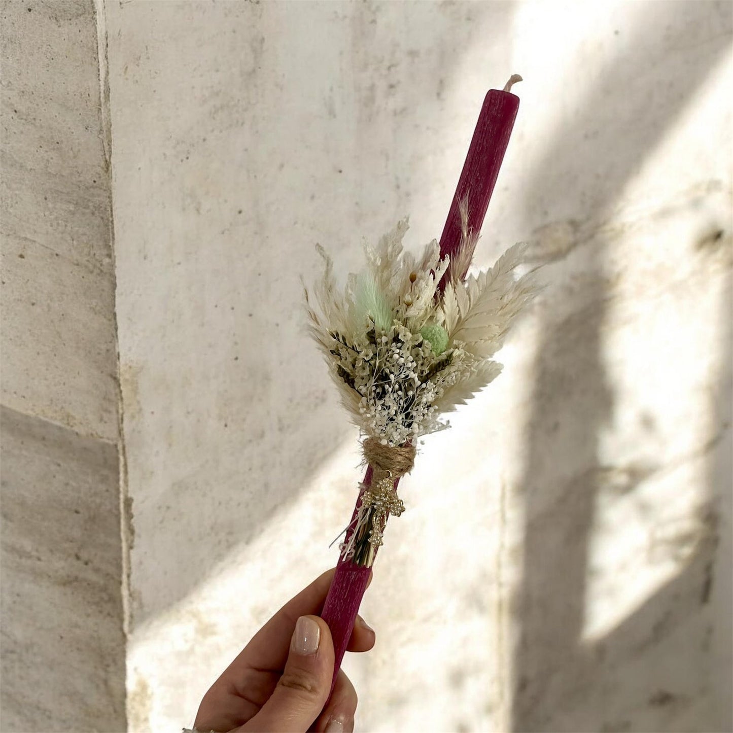 Λαμπάδα με διακόσμηση