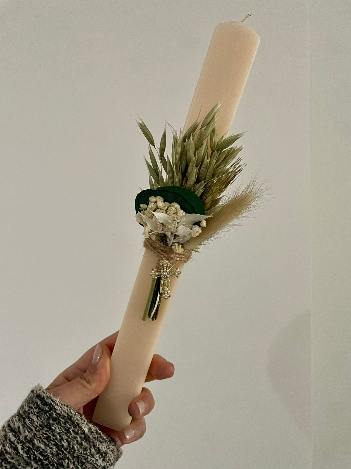 Λαμπάδα με διακόσμηση