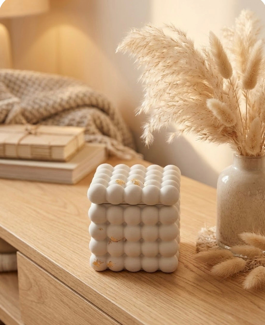 Bubble Cube Candle